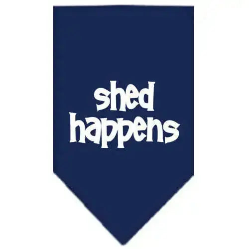 Shed-Happens-Screen-Print-Bandana-Navy-Blue-Small-GreatEagleInc-319147443