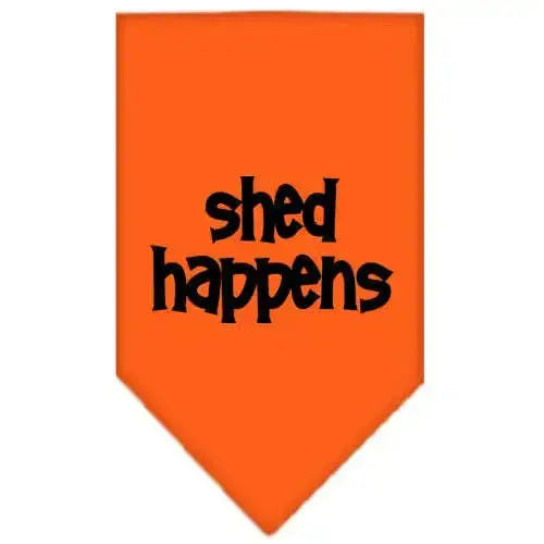 Shed-Happens-Screen-Print-Bandana-Orange-Small-GreatEagleInc-319147332