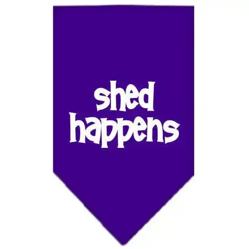 Shed-Happens-Screen-Print-Bandana-Purple-Large-GreatEagleInc-318950681