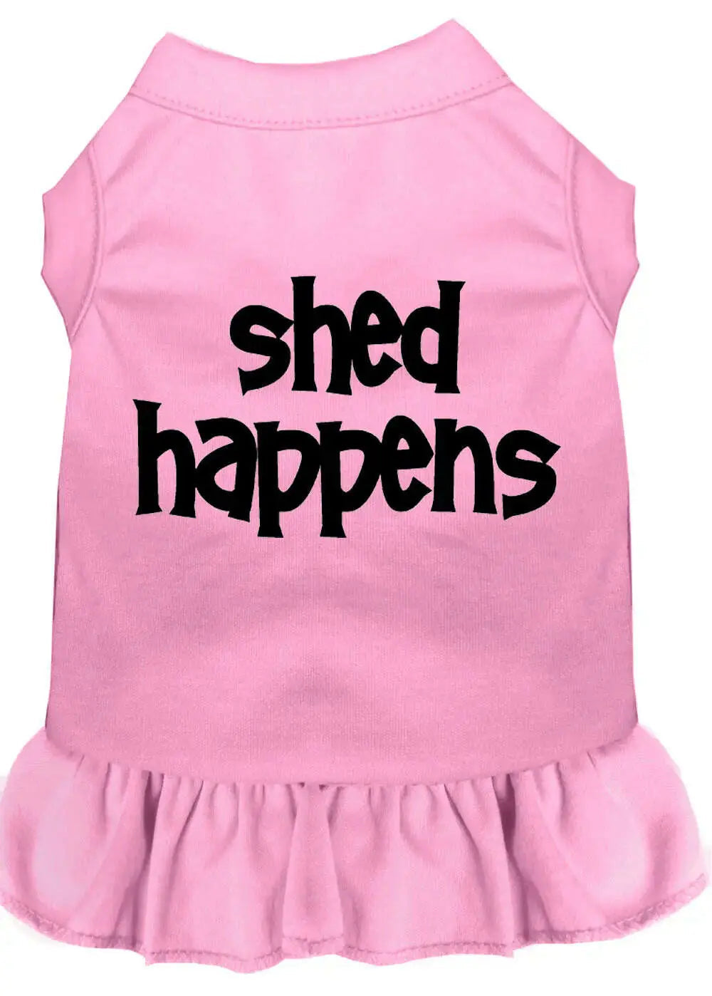 Shed-Happens-Screen-Print-Dress-Light-Pink-Lg-GreatEagleInc-319237322