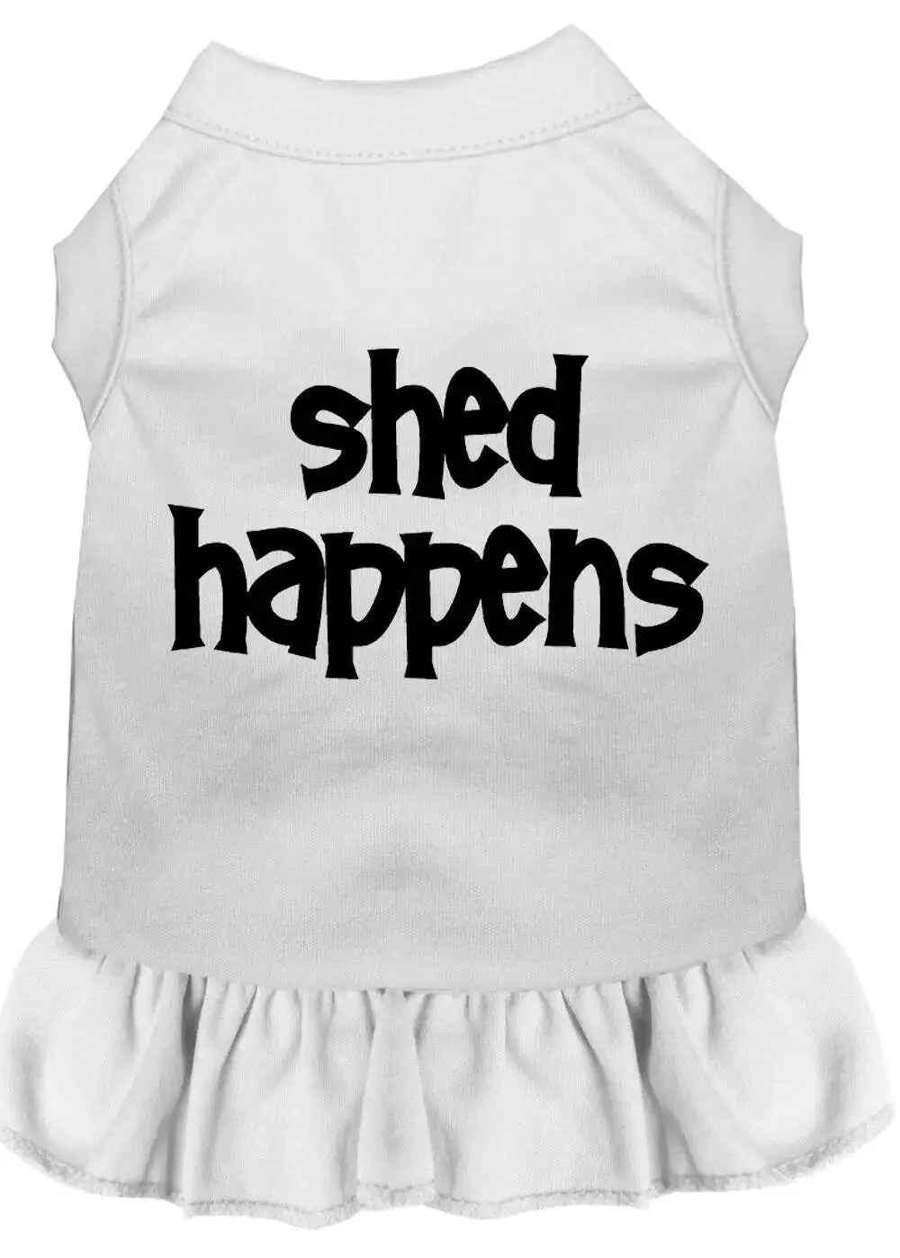 Shed-Happens-Screen-Print-Dress-White-Xxl-GreatEagleInc-318872146