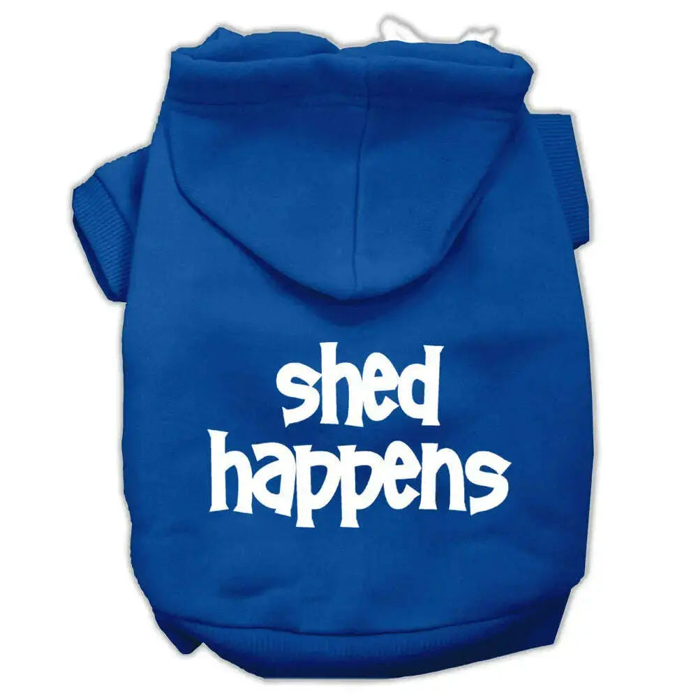 Shed-Happens-Screen-Print-Pet-Hoodies-Blue-Size-Sm-GreatEagleInc-319959227