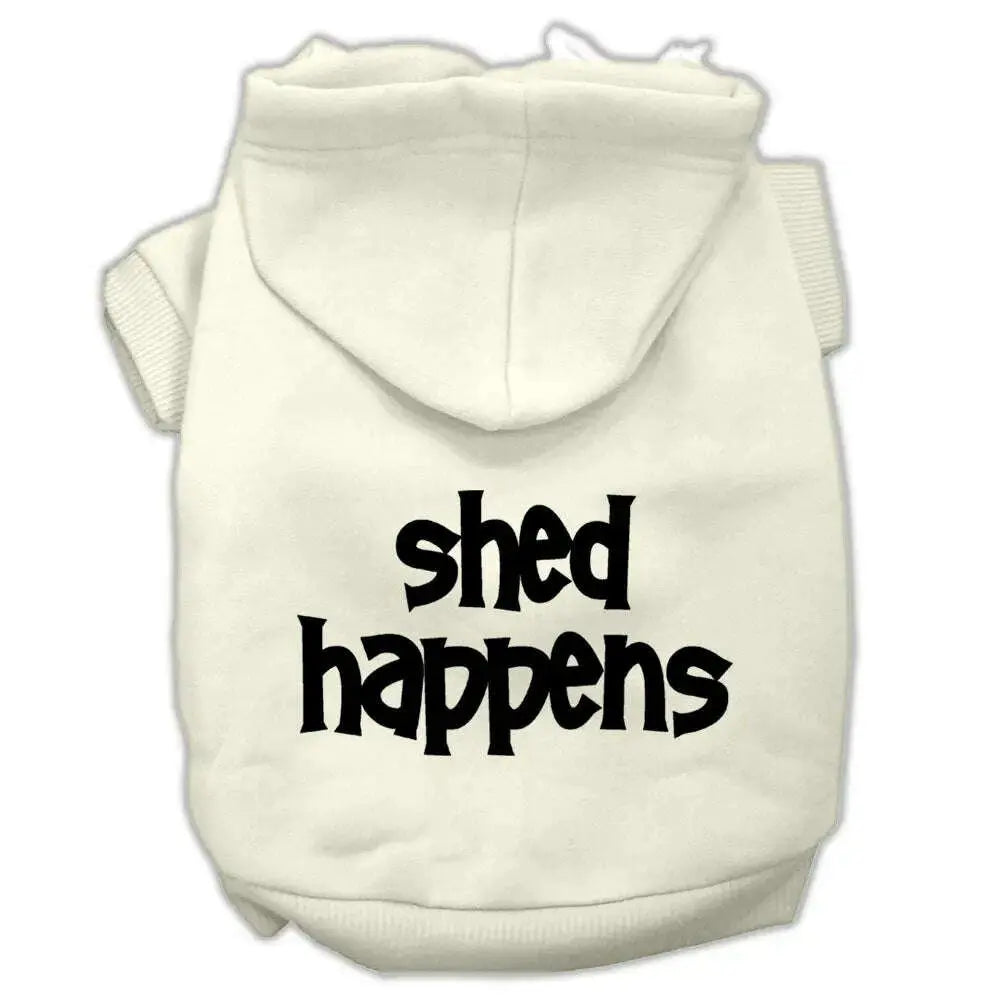 Shed-Happens-Screen-Print-Pet-Hoodies-Cream-Size-Med-GreatEagleInc-319959975