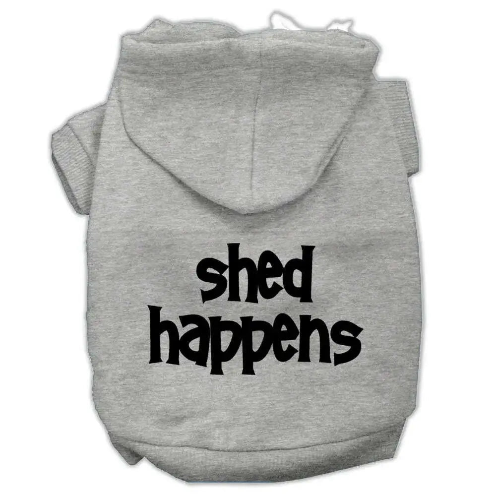 Shed-Happens-Screen-Print-Pet-Hoodies-Grey-Size-Xxl-GreatEagleInc-319955940