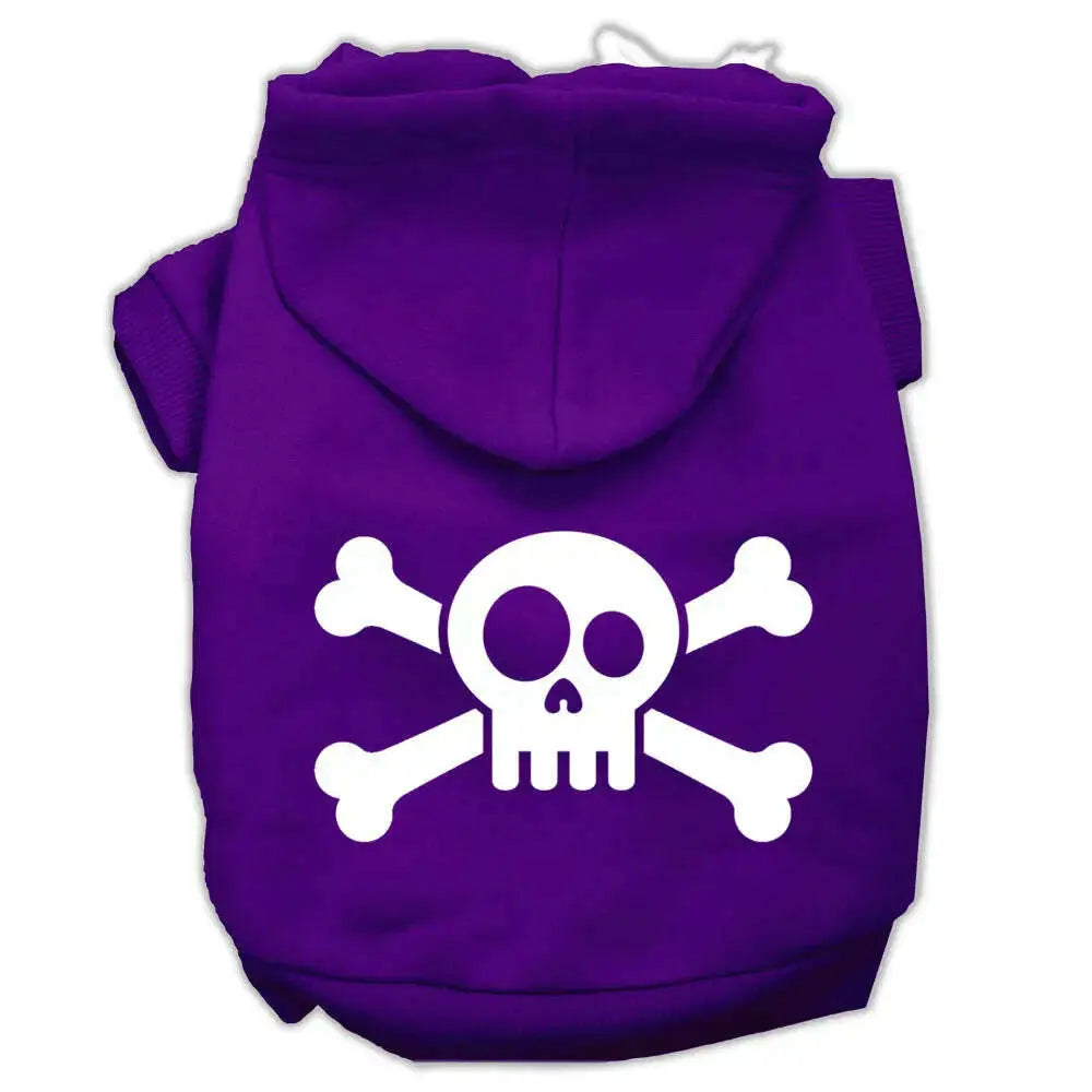 Skull-Crossbone-Screen-Print-Pet-Hoodies-Purple-Size-Xxxl-GreatEagleInc-319902049