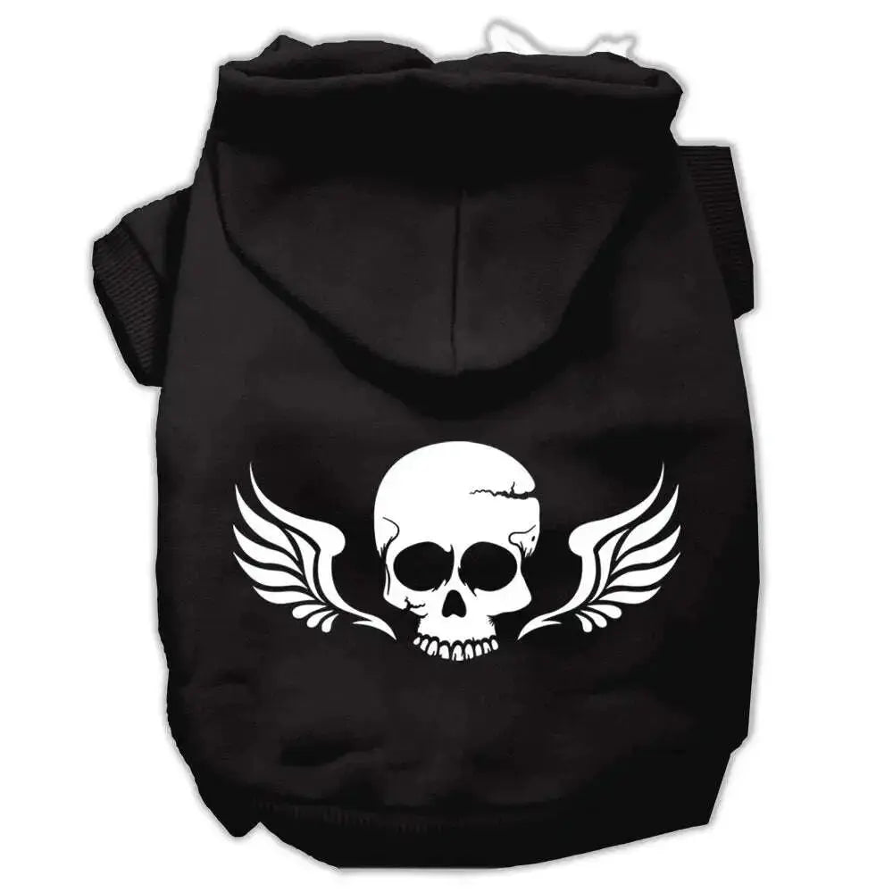 Skull-Wings-Screen-Print-Pet-Hoodies-Black-Size-Xs-GreatEagleInc-319898557