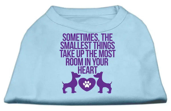 Smallest-Things-Screen-Print-Dog-Shirt-Baby-Blue-Xl-GreatEagleInc-318796640