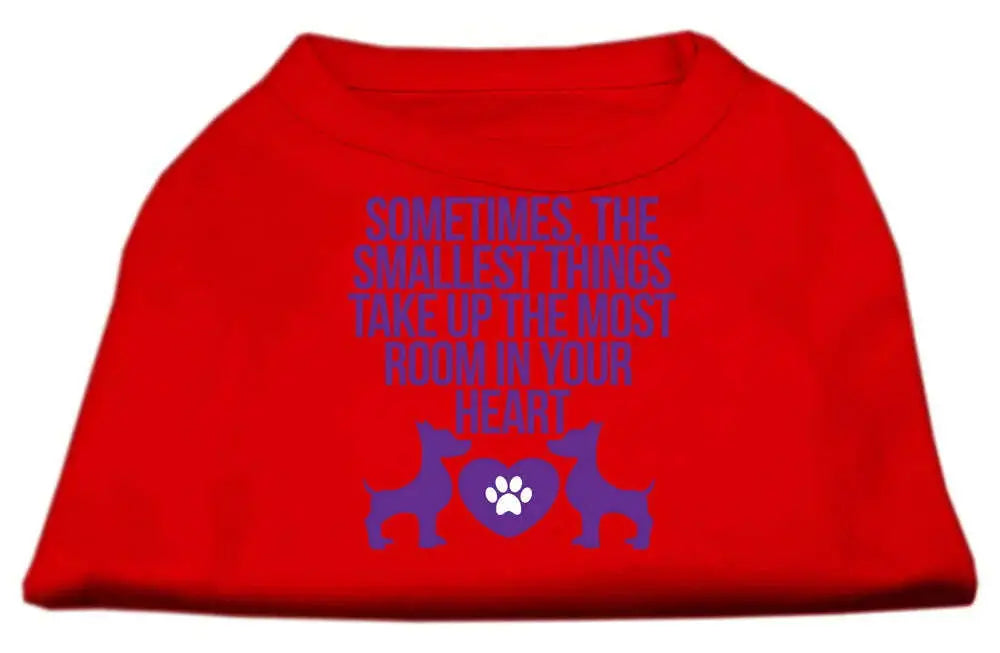 Smallest-Things-Screen-Print-Dog-Shirt-Red-Xxxl-GreatEagleInc-333830992