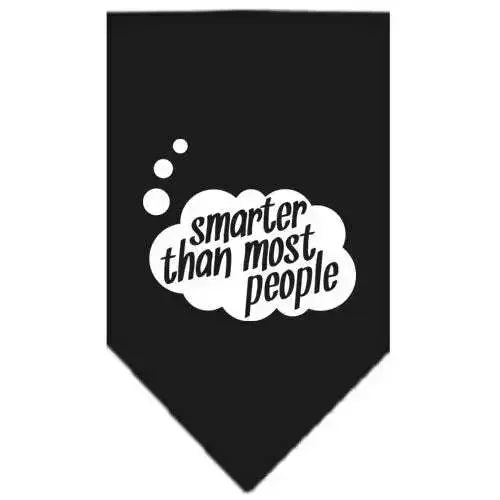 Smarter-Then-Most-People-Screen-Print-Bandana-Black-Large-GreatEagleInc-318951686