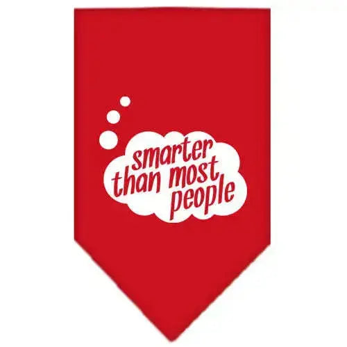 Smarter-Then-Most-People-Screen-Print-Bandana-Red-Large-GreatEagleInc-318952586