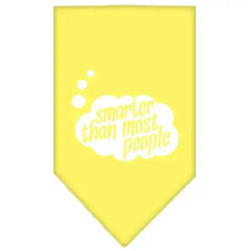 Smarter-Then-Most-People-Screen-Print-Bandana-Yellow-Large-GreatEagleInc-318952737