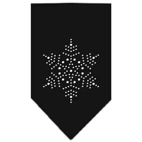Snowflake-Rhinestone-Bandana-Black-Large-GreatEagleInc-319004285