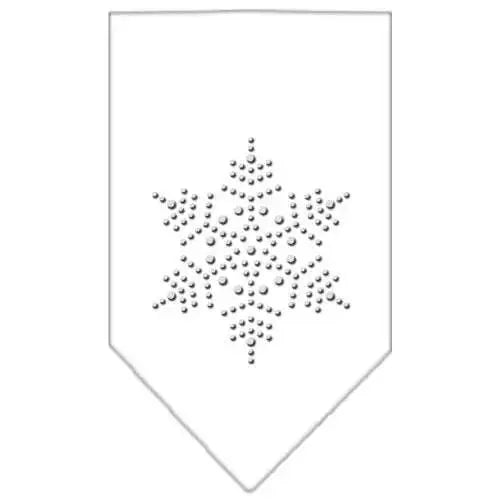 Snowflake-Rhinestone-Bandana-White-Large-GreatEagleInc-319319847