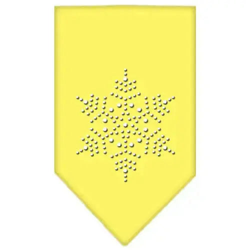 Snowflake-Rhinestone-Bandana-Yellow-Large-GreatEagleInc-319319782