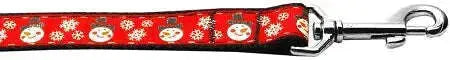 Snowmen-Nylon-Dog-Leash-5-8-Inch-Wide-4ft-Long-GreatEagleInc-318915987
