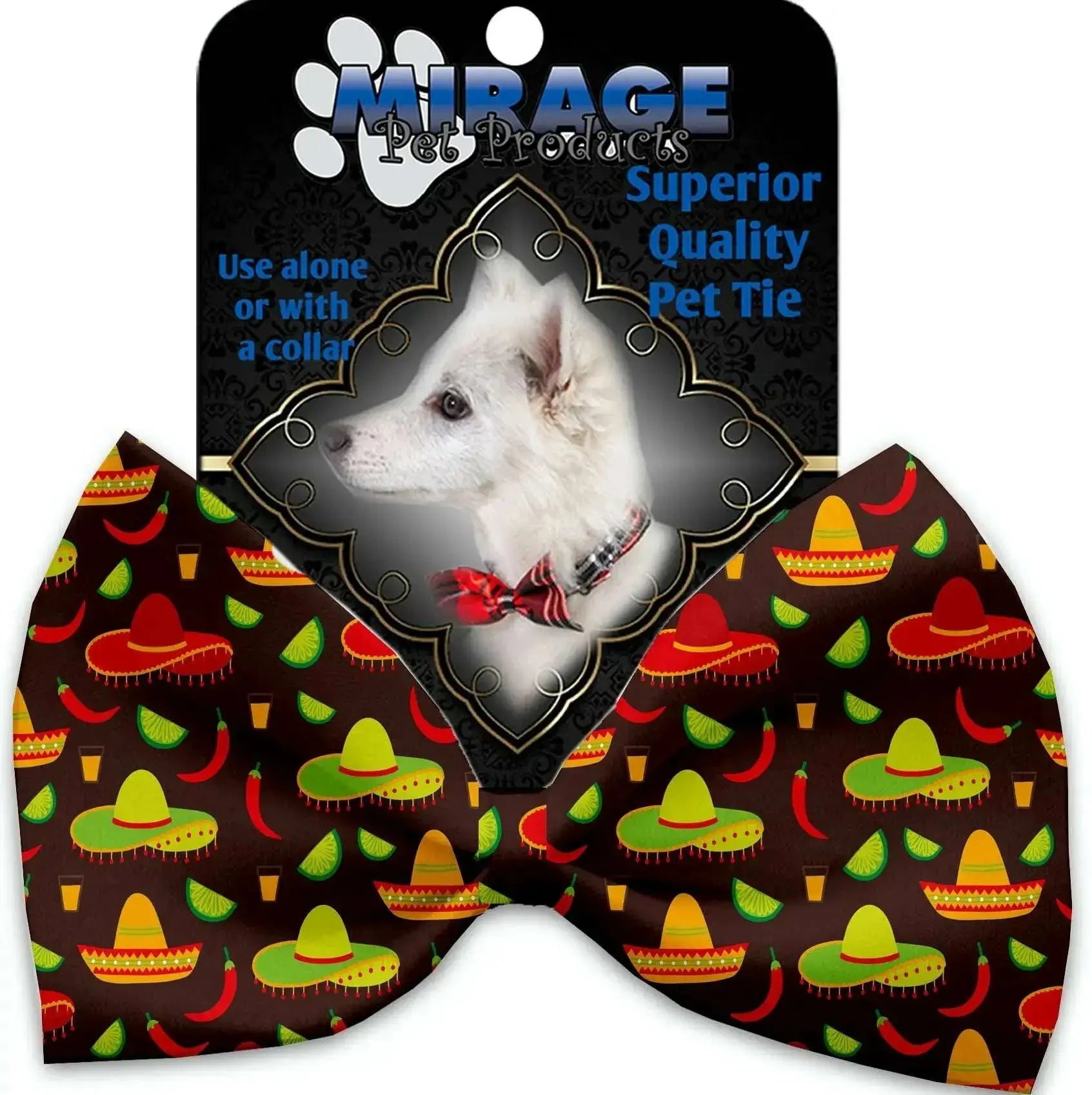 Sombreros-Pet-Bow-Tie-Collar-Accessory-With-Velcro-GreatEagleInc-333890878