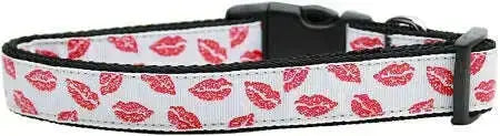 Sparkling-Smooches-Nylon-Cat-Collar-GreatEagleInc-318914566