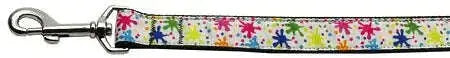 Splatter-Paint-Nylon-Dog-Leash-5-8-Inch-Wide-6ft-Long-GreatEagleInc-318765094