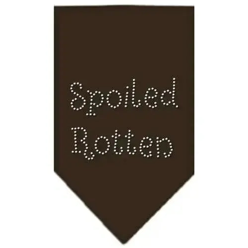 Spoiled-Rotten-Rhinestone-Bandana-Cocoa-Large-GreatEagleInc-333939970