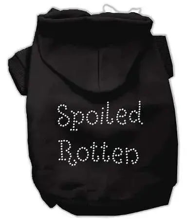 Spoiled-Rotten-Rhinestone-Hoodie-Black-L-GreatEagleInc-319574115