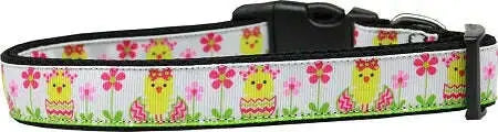 Spring-Chicken-Nylon-Dog-Collar-Medium-Narrow-GreatEagleInc-320011433