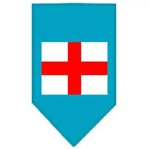 St-Georges-Cross-Screen-Print-Bandana-Turquoise-Large-GreatEagleInc-318954487