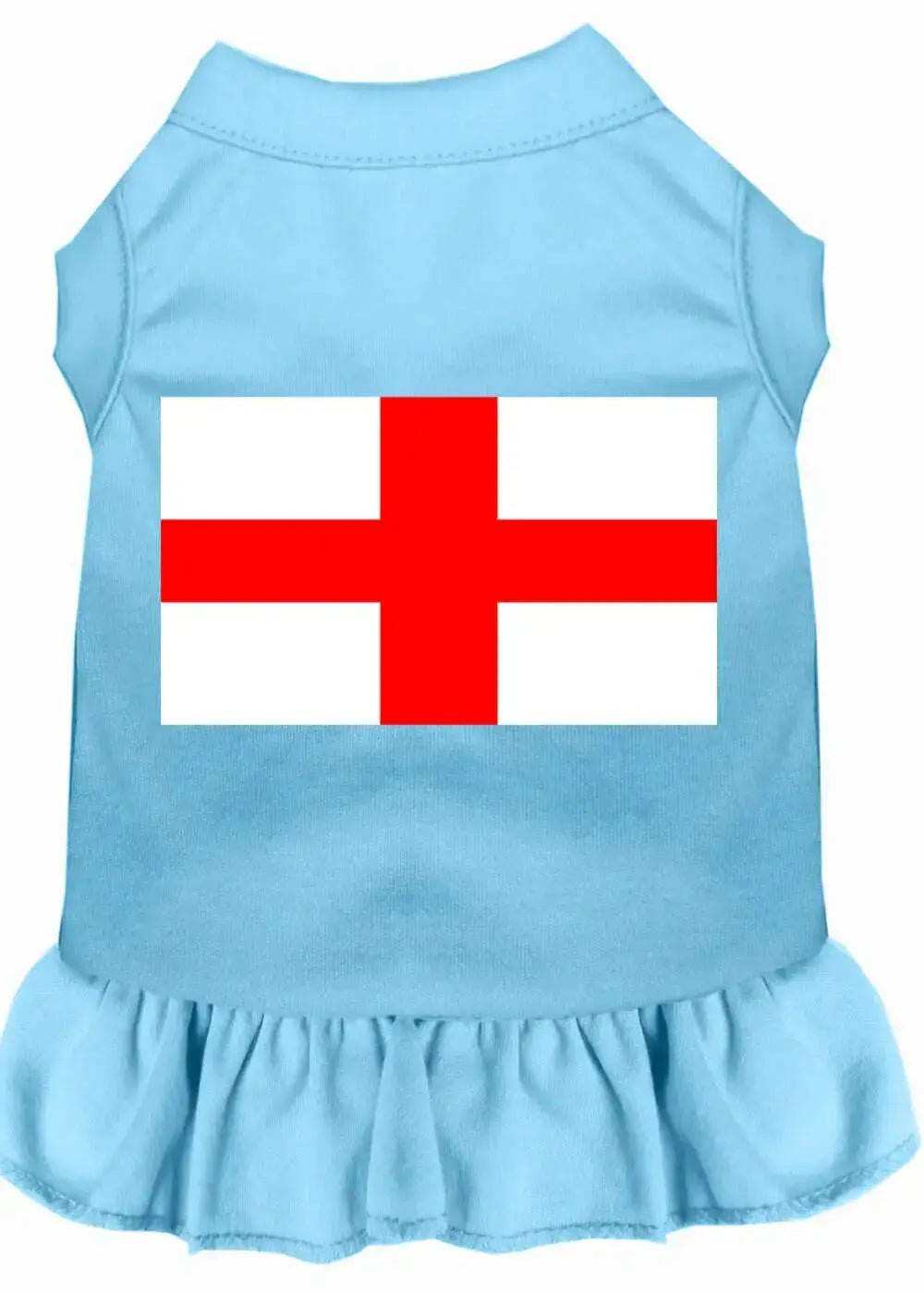 St-Georges-Cross-Screen-Print-Dress-Baby-Blue-Xl-GreatEagleInc-318657997