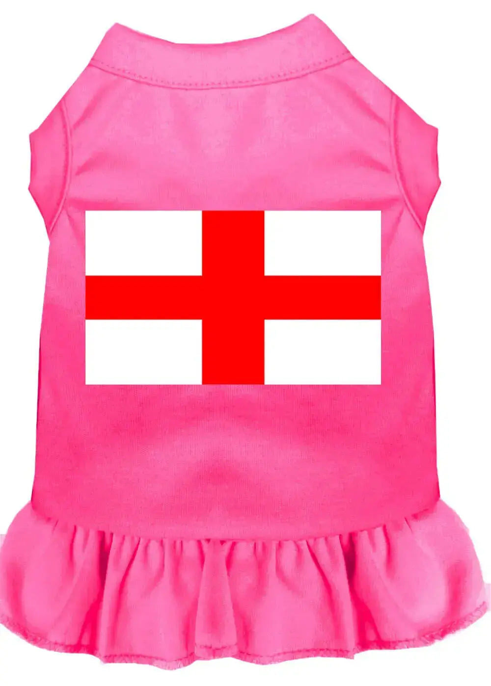 St-Georges-Cross-Screen-Print-Dress-Bright-Pink-Med-GreatEagleInc-318873414