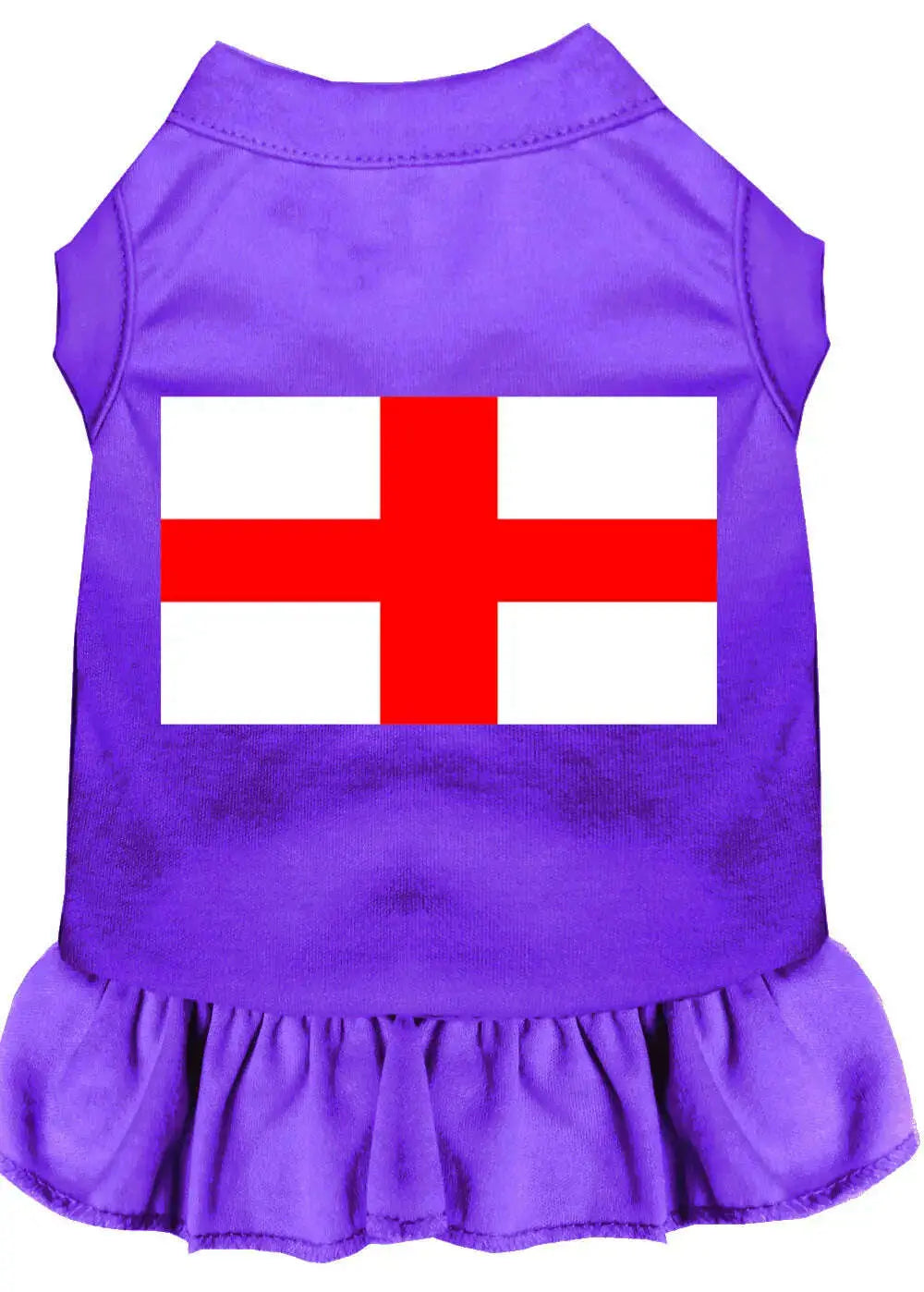 St-Georges-Cross-Screen-Print-Dress-Purple-Xxxl-GreatEagleInc-320201093