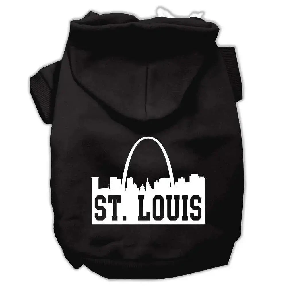 St-Louis-Skyline-Screen-Print-Pet-Hoodies-Black-Size-Xxl-GreatEagleInc-319744681