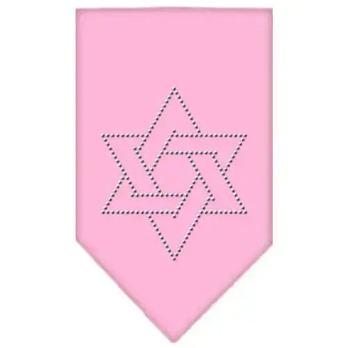 Star-Of-David-Rhinestone-Bandana-Light-Pink-Large-GreatEagleInc-318544972