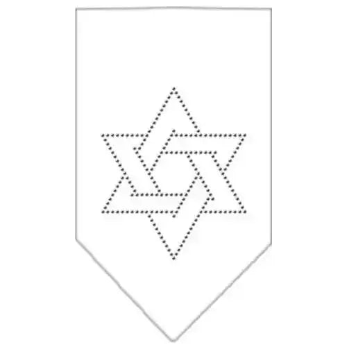Star-Of-David-Rhinestone-Bandana-White-Large-GreatEagleInc-319045916