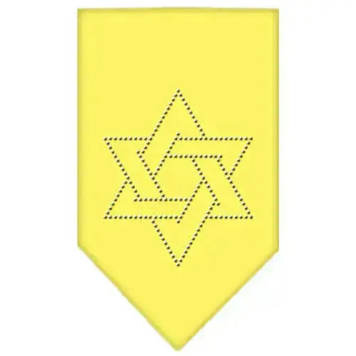 Star-Of-David-Rhinestone-Bandana-Yellow-Small-GreatEagleInc-319044584