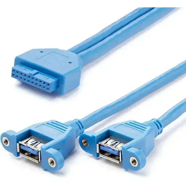StarTech.com-2-Port-Panel-Mount-USB-3.0-Cable-USB-A-to-Motherboard-Header-Cable-F-F-StarTech.com-334475555