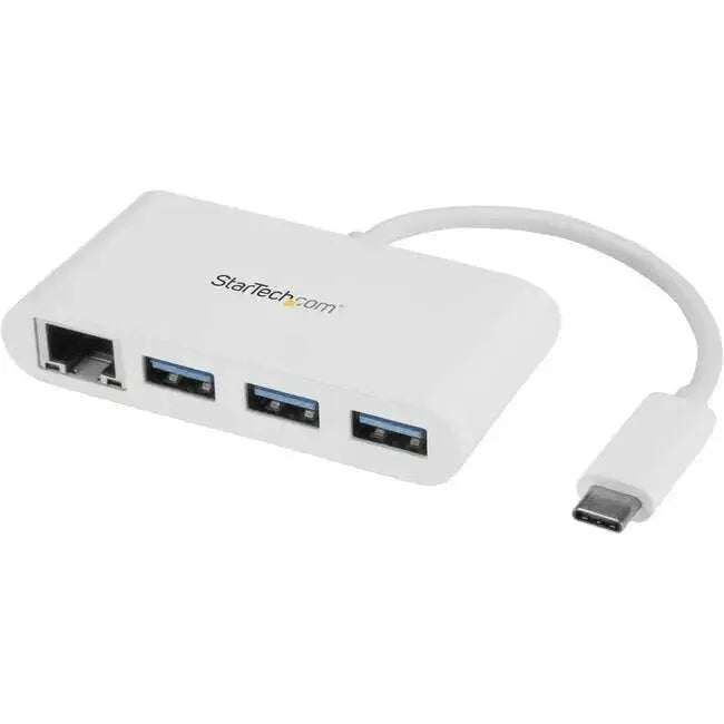 StarTech.com-3-Port-USB-C-Hub-with-Gigabit-Ethernet-USB-C-to-3x-USB-A-USB-3.0-White-USB-Hub-with-GbE-USB-C-to-USB-Adapter-USB-Type-C-Hub-StarTech.com-334487861