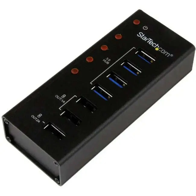 StarTech.com-4-Port-USB-3.0-Hub-plus-3-Dedicated-USB-Charging-Ports-_2-x-1A-_-1-x-2A_-Wall-Mountable-Metal-Enclosure-StarTech.com-334476458
