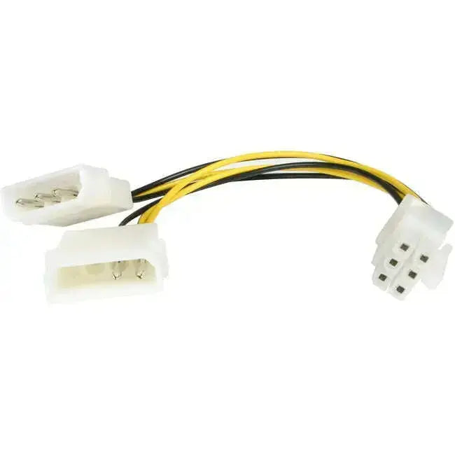 StarTech.com-6in-LP4-to-6-Pin-PCI-Express-Video-Card-Power-Cable-Adapter-6-pin-internal-power-_M_-4-pin-ATX12V-_M_-15.2-cm-StarTech.com-334380588
