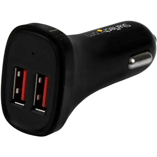 StarTech.com-Dual-Port-USB-Car-Charger-Black-High-Power-24W-4.8A-2-port-USB-Car-Charger-Charge-two-tablets-at-once-StarTech.com-334400589