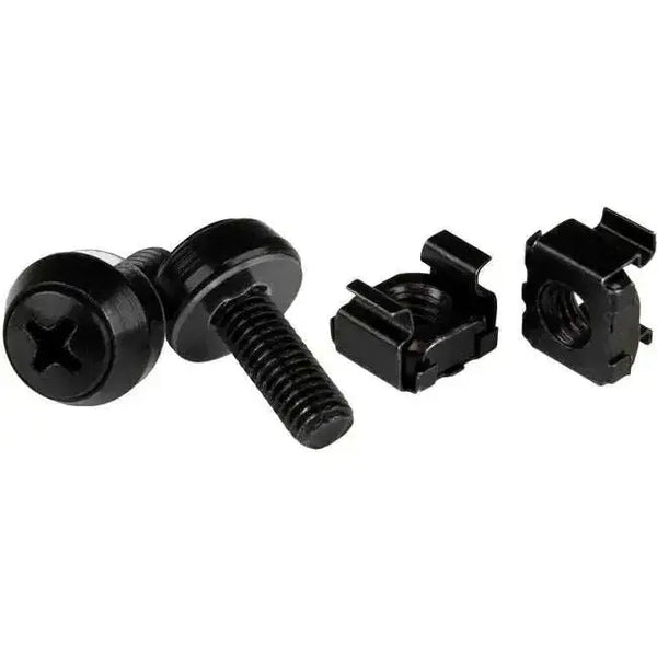 StarTech.com-M6-x-12mm-Screws-and-Cage-Nuts-50-Pack_-Black-M6-Mounting-Screws-_-Cage-Nuts-for-Server-Rack-_-Cabinet-StarTech.com-335129724