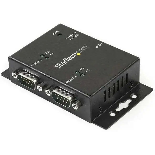StarTech.com-USB-to-Serial-Adapter-2-Port-Wall-Mount-Din-Rail-Clips-Industrial-COM-Port-Retention-FTDI-DB9-StarTech.com-334540588