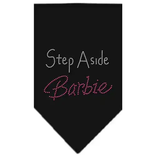 Step-Aside-Barbie-Rhinestone-Bandana-Black-Small-GreatEagleInc-318974446