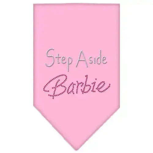 Step-Aside-Barbie-Rhinestone-Bandana-Light-Pink-Small-GreatEagleInc-318974846