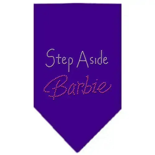 Step-Aside-Barbie-Rhinestone-Bandana-Purple-Small-GreatEagleInc-318975145