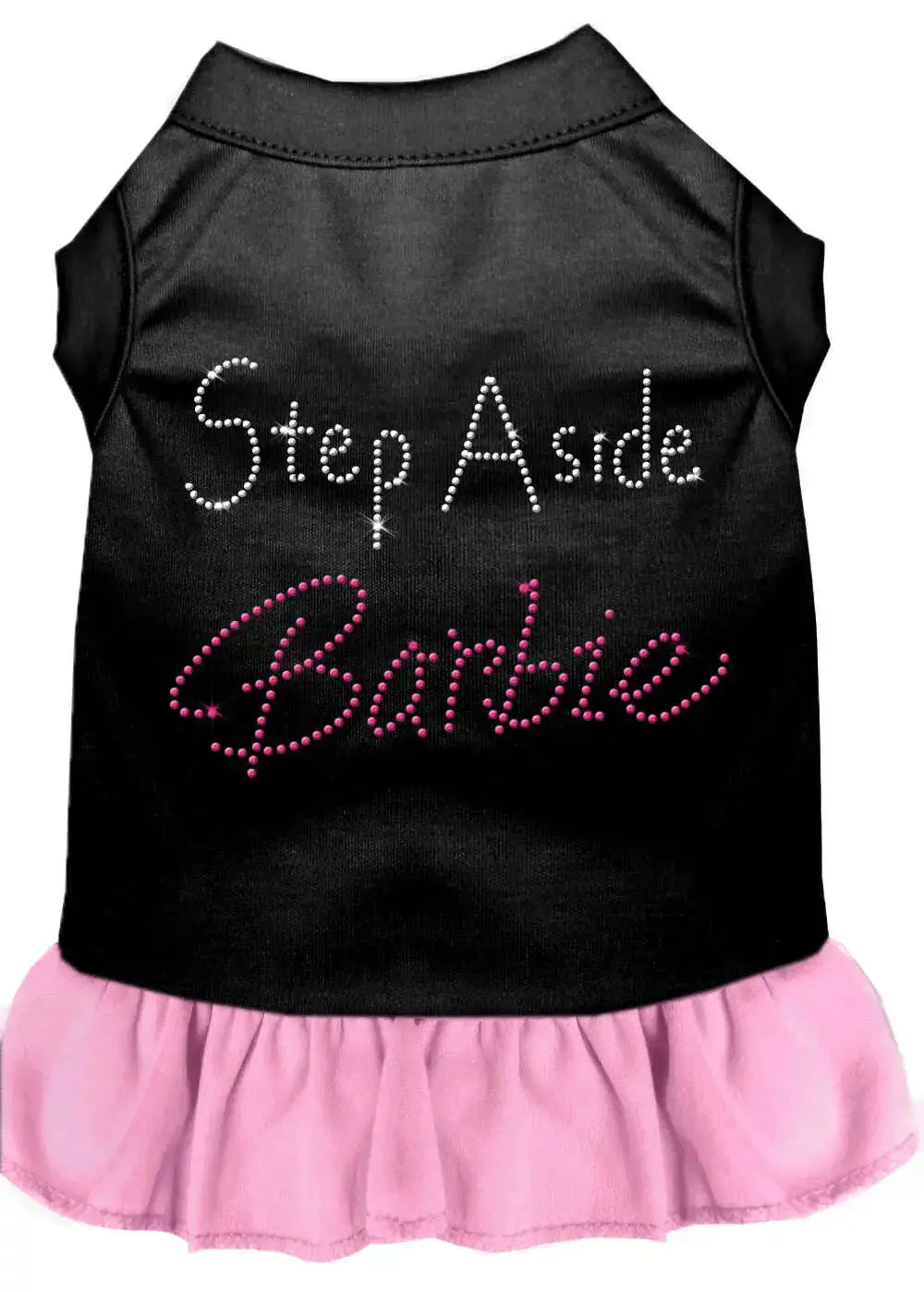 Step-Aside-Barbie-Rhinestone-Dress-Black-With-Light-Pink-Xxl-GreatEagleInc-318613946