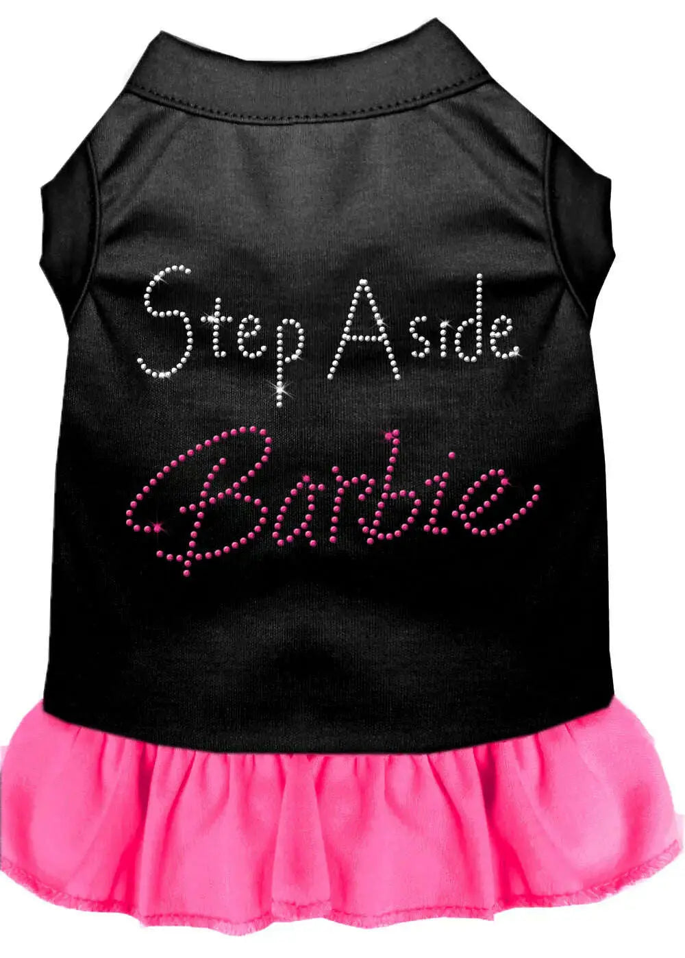 Step-Aside-Barbie-Rhinestone-Dress-Bright-Pink-Lg-GreatEagleInc-320212862