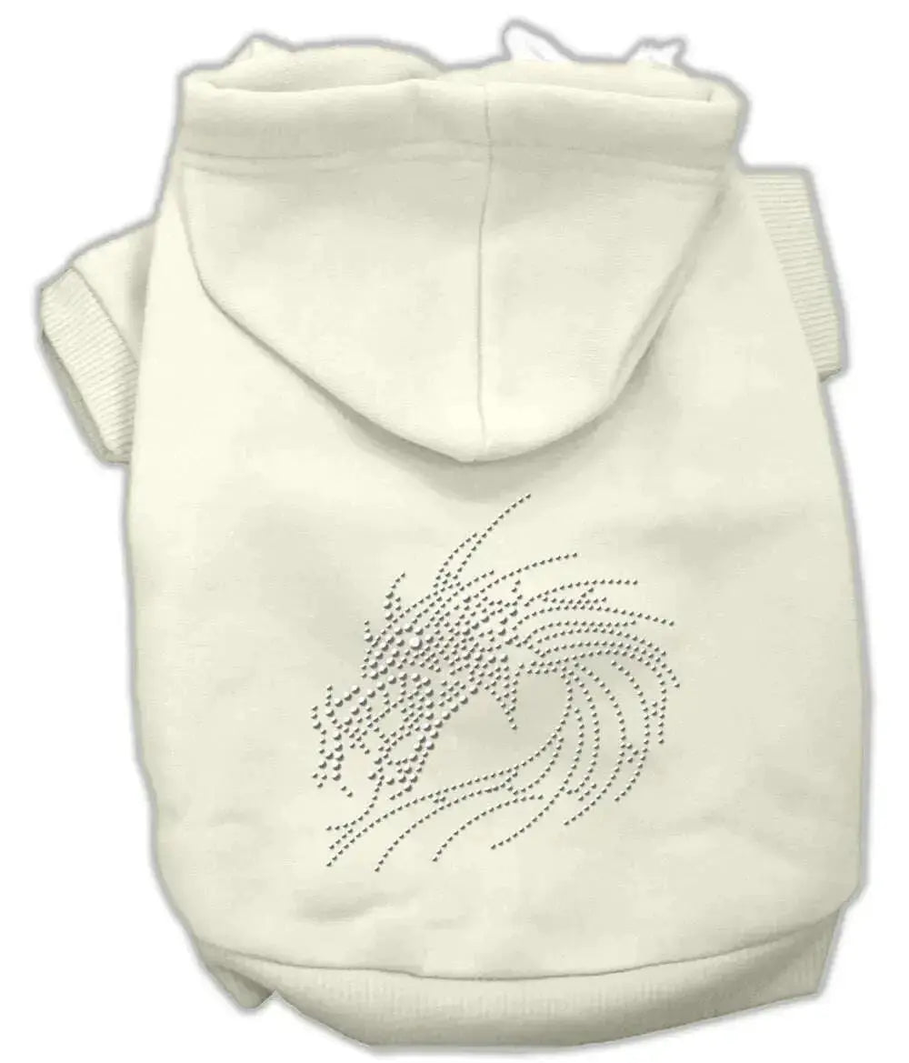 Studded-Dragon-Hoodies-Cream-Xl-GreatEagleInc-320100997