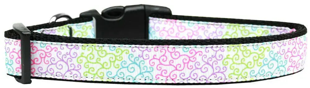 Summer-Swirls-Nylon-Dog-Collar-Xs-GreatEagleInc-318928040