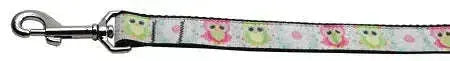 Sweet-As-Sugar-Owls-Nylon-Dog-Leash-5-8-Inch-Wide-4ft-Long-GreatEagleInc-318905673