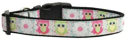 Sweet-As-Sugar-Owls-Nylon-Ribbon-Collars-Medium-GreatEagleInc-318842362