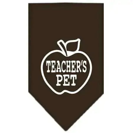 Teachers-Pet-Screen-Print-Bandana-Cocoa-Small-GreatEagleInc-318969966